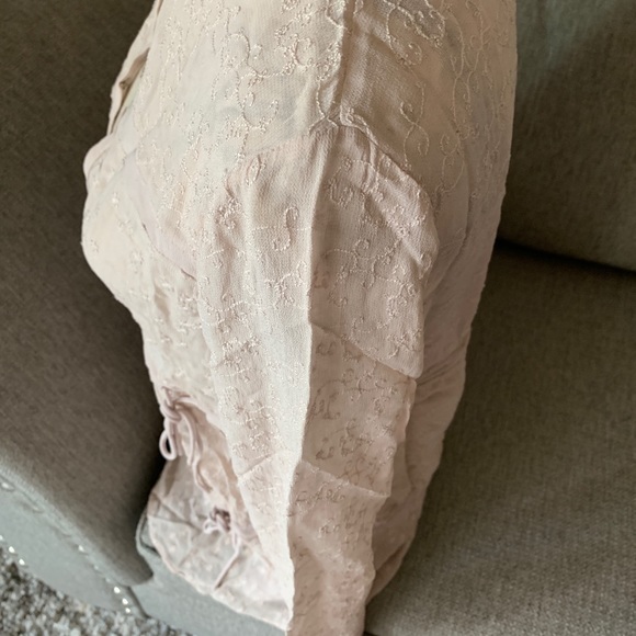 NWT All Saints Vintage Pink Blouse Small - Picture 3 of 7